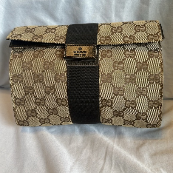 EUC: Authentic Vintage Gucci Clutch bag: Chain not included. No call outs:clean - Picture 3 of 8